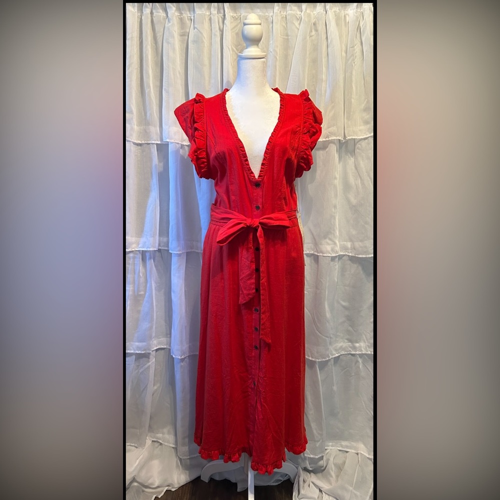 Kate Hudson Happy Nature Brand Ruffle Dress